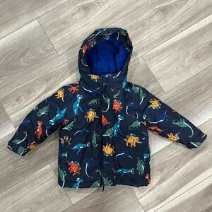 The children’s place boys puffer jacket with detachable fleece jacket